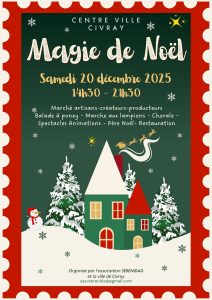 Affiche marché de Noël 2025